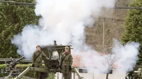 El Mando de Artillería de Campaña celebra un acto militar para conmemorar la gesta del Dos de Mayo de 1808, que estará presidido por el general de división, Marcial González Prada, jefe del Mando de Apoyo a la Maniobra. Foto: Campillo.