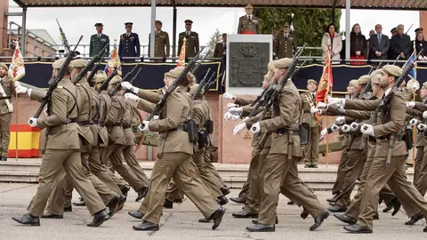 El Mando de Artillería de Campaña celebra un acto militar para conmemorar la gesta del Dos de Mayo de 1808, que estará presidido por el general de división, Marcial González Prada, jefe del Mando de Apoyo a la Maniobra. Foto: Campillo.
