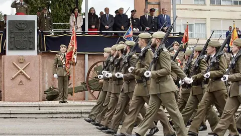 El Mando de Artillería de Campaña celebra un acto militar para conmemorar la gesta del Dos de Mayo de 1808, que estará presidido por el general de división, Marcial González Prada, jefe del Mando de Apoyo a la Maniobra. Foto: Campillo.
