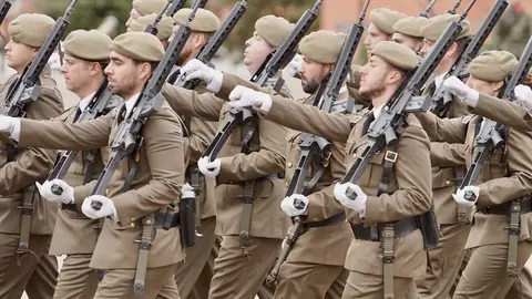 El Mando de Artillería de Campaña celebra un acto militar para conmemorar la gesta del Dos de Mayo de 1808, que estará presidido por el general de división, Marcial González Prada, jefe del Mando de Apoyo a la Maniobra. Foto: Campillo.