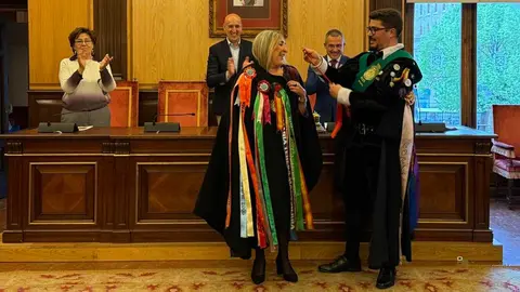 La ciudad de León se convierte este fin de semana en el corazón de la tradición universitaria con la celebración del XXXV Certamen de Tunas 'Ciudad de León' y del XIX Certamen Nacional de Tunas Universitarias y de Distrito. Fotos: Ayto León