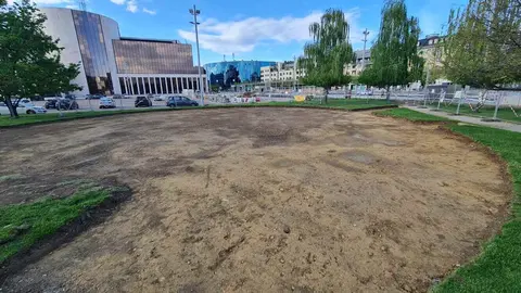 La ciudad da los primeros pasos para levantar el león de juegos más grande del mundo en la explanada de los Pendones Leoneses, con una inversión de más de 940.000 euros y un plazo de ejecución de seis meses.