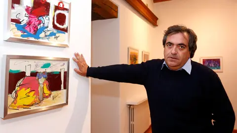 El pintor Manuel Carlos Cachafeiro Ruiz, presenta la exposición 'Retratos de León'