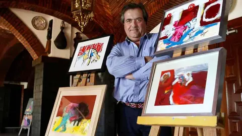 Exposición de pintura taurina de Manuel Cachafeiro en Ciudad Rodrigo