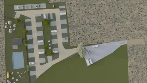 El Ayuntamiento adjudica las obras a Vías y Construcciones del Norte S.L., con un plazo de ejecución de 11 meses y una oferta de 48 parcelas para autocaravanas.