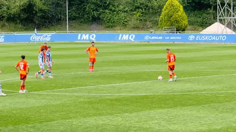 Intenso encuentro en Zubieta entre dos equipos con mucha fortaleza y con ganas de conseguir los tres puntos en juego.