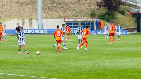 Intenso encuentro en Zubieta entre dos equipos con mucha fortaleza y con ganas de conseguir los tres puntos en juego.