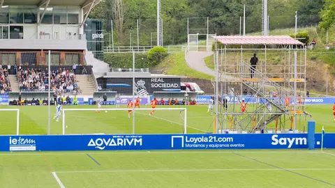 Intenso encuentro en Zubieta entre dos equipos con mucha fortaleza y con ganas de conseguir los tres puntos en juego.
