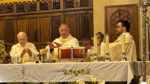 José Ramón Gago, nuevo sacerdote leonés: “El sí de hoy es para todos los días”. El joven de Cistierna fue ordenado en la Catedral de León el Día del Buen Pastor y celebrará su primera misa en su localidad natal el próximo 24 de mayo. Fotos: Obispado de León
