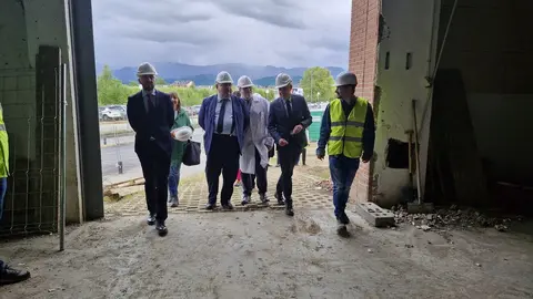 Visita a la futura Unidad Satélite de Radioterapia.