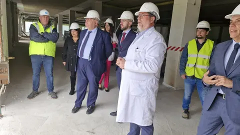 Visita al futuro Servicio de Rehabilitación.