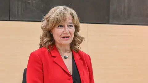 La presidenta del Tribunal Superior de Justicia de Castilla y León (TSJCyL), Ana del Ser, presenta la Memoria Judicial de 2024
