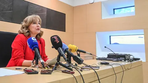 La presidenta del Tribunal Superior de Justicia de Castilla y León (TSJCyL), Ana del Ser, presenta la Memoria Judicial de 2024