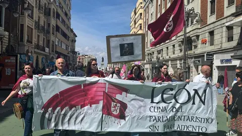 IV Caminu la Llibertá 'Por la autonomía leonesa'.
