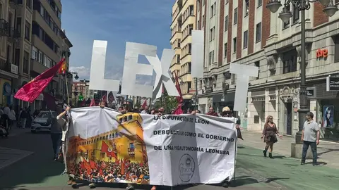 IV Caminu la Llibertá 'Por la autonomía leonesa'.