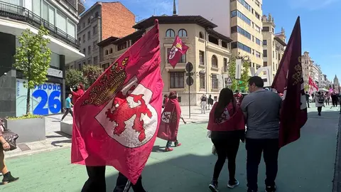 IV Caminu la Llibertá 'Por la autonomía leonesa'.