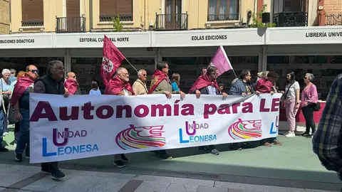 IV Caminu la Llibertá 'Por la autonomía leonesa'.