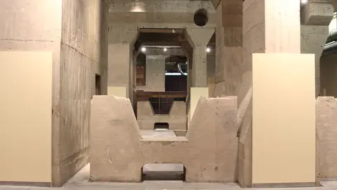 Imagen de la sala de condensadores de la Térmica Cultural.