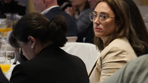 La consejera de Agricultura, Ganadería y Desarrollo Rural, María González Corral, asiste en Ponferrada al Club de Prensa de El Mundo Castilla y León titulado ‘La fuerza del sector agrario en Castilla y León’, organizado por el Consejo Económico y Social de Castilla y León. Foto: César Sánchez.