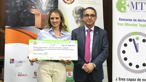 Primer premio, Alicia Millán García. / ULE