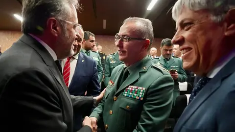 Celebración del acto de entrega de las Medallas al Mérito de la Protección Ciudadana de Castilla y León 2024, al que asisten el consejero de Medio Ambiente, Vivienda y Ordenación del Territorio, Juan Carlos Suárez-Quiñones, y el presidente de las Cortes, Carlos Pollán
