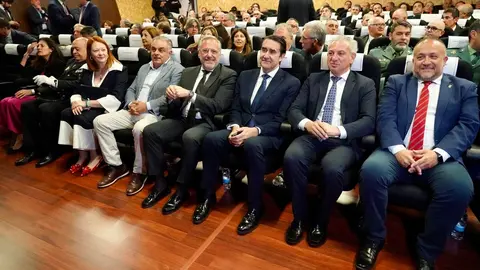Celebración del acto de entrega de las Medallas al Mérito de la Protección Ciudadana de Castilla y León 2024, al que asisten el consejero de Medio Ambiente, Vivienda y Ordenación del Territorio, Juan Carlos Suárez-Quiñones, y el presidente de las Cortes, Carlos Pollán