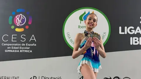 El Club Ritmo sube al podio en el Campeonato de España en edad escolar.