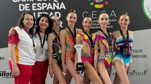 El Club Ritmo sube al podio en el Campeonato de España en edad escolar.