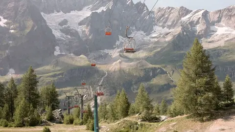 'Hiato alpino, la nieve ya no sabe a nieve' de Filippo Poli.