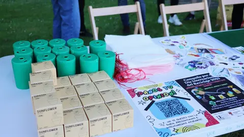 El Campus de Vegazana de la ULE ha acogido esta miércoles actividades con motivo del 'Día Internacional del Reciclaje'.