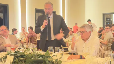 Un instante de la cena de gala de la temporada del Abanca Ademar León. Foto: Carlos García.