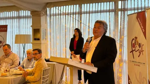 Un instante de la Gala del fútbol leonés. Foto: Ayuntamiento de León.