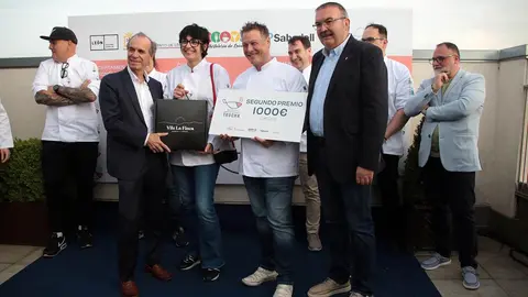 El restaurante Restaurante Dólar de Álava se alza con el primer premio del 58 Certamen Gastronómico de la Trucha. Una docena de restaurantes de toda España, uno de ellos leonés, disputan la final en la Nimú Azotea del Hotel Barceló Conde Luna de León. Fotos: Peio García | Ayto León