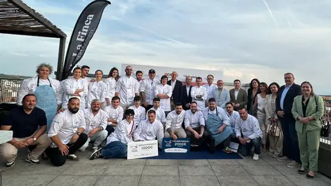 El restaurante Restaurante Dólar de Álava se alza con el primer premio del 58 Certamen Gastronómico de la Trucha. Una docena de restaurantes de toda España, uno de ellos leonés, disputan la final en la Nimú Azotea del Hotel Barceló Conde Luna de León. Fotos: Peio García | Ayto León