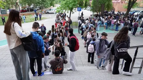 Pruebas de Acceso a la Universidad en Valladolid. Foto: Miriam Chacón.