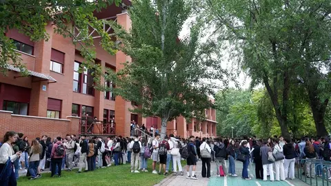 Pruebas de Acceso a la Universidad en Valladolid. Foto: Miriam Chacón.