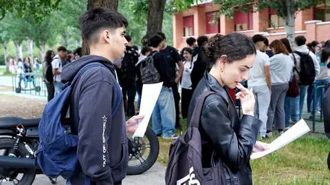 Pruebas de Acceso a la Universidad en Valladolid. Foto: Miriam Chacón.