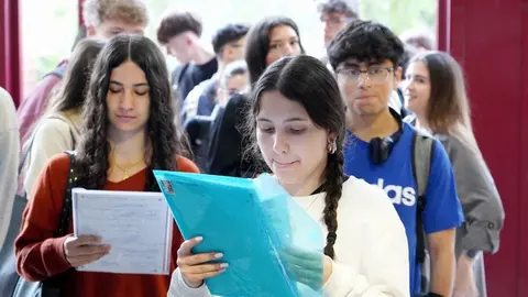 Pruebas de Acceso a la Universidad en Valladolid. Foto: Miriam Chacón.