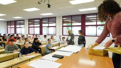 Pruebas de Acceso a la Universidad en Valladolid. Foto: Miriam Chacón.