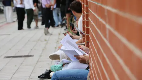 Más de 2.000 estudiantes se enfrentan en la ULE a una Prueba de Acceso a la Universidad más competencial y con menos optatividad; los nervios, son inevitables. Fotos: ULE | Heraldo