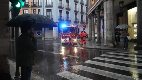 Inundaciones por las fuertes tormentas en Valladolid. Foto: Leticia Pérez