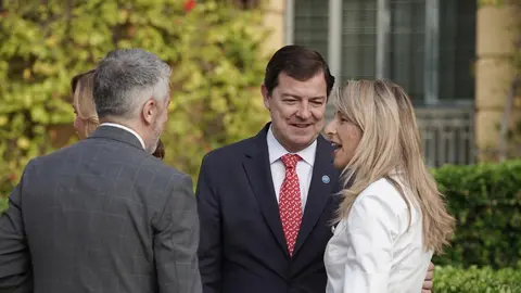 El presidente de la Junta de Castilla y León, Alfonso Fernández Mañueco, participa en la XXVIII Conferencia de Presidentes Autonómicos./ RUBÉN CACHO