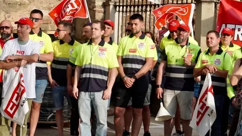 Concentración en contra el cierre de la Azucarera de La Bañeza. Foto: Campillo