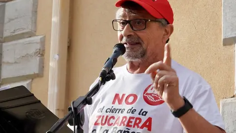Concentración en contra el cierre de la Azucarera de La Bañeza. Foto: Campillo