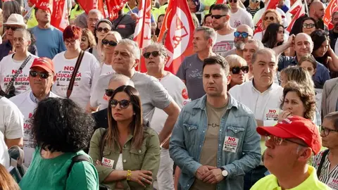 Concentración en contra el cierre de la Azucarera de La Bañeza. Foto: Campillo