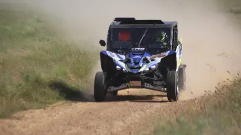Gil Membrado impone su ley en el Rally Reino de León. El líder del Campeonato de España de Rally de Tierra se impone con autoridad en una prueba que dominó de principio a fin, relegando a Raúl Hernández al segundo puesto y con la retirada de Villanueva. Fotos: Isaac Llamazares