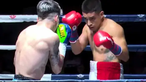 Un instante del combate