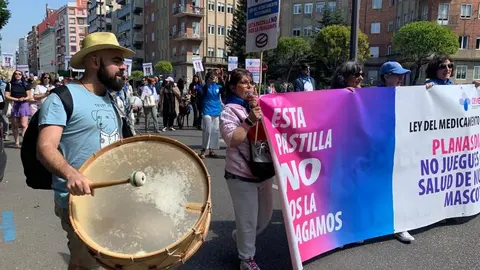 Manifestación en León contra la ley del medicamento veterinario
