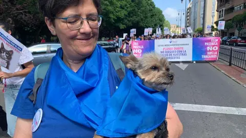 Manifestación en León contra la ley del medicamento veterinario
