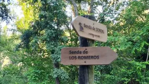 El FabLab Ponferrada participa en la señalización de la Senda de los Romeros y su conexión con la Senda de Bas.